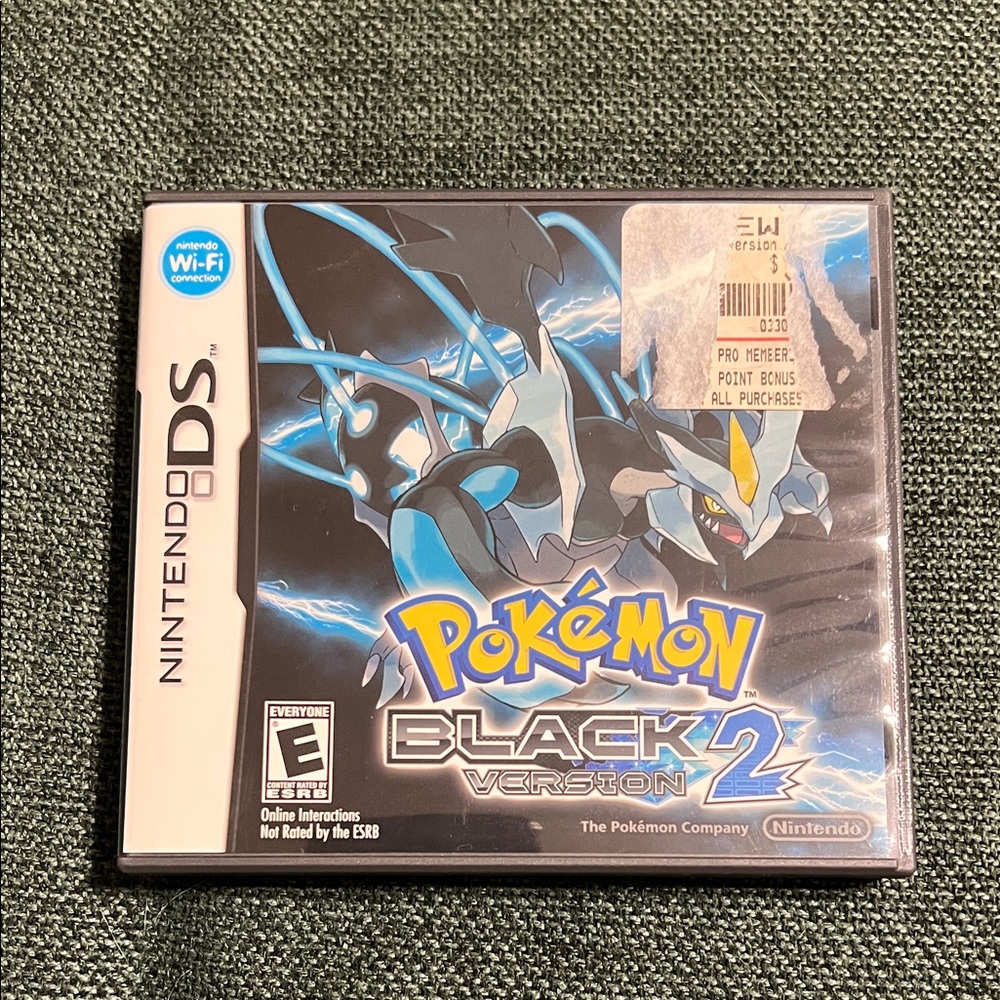 *NO GAME* Nintendo DS Pokémon Black Version 2
